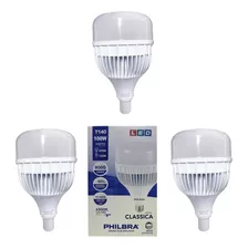 Kit 3 Lâmpadas Led Bulbo 100w 6500k Branco Frio - Philbra