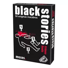 Black Stories Crimes Reais - Jogo De Cartas C/ 50 Enigmas 