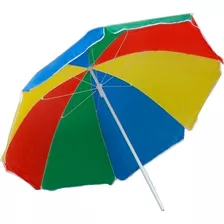 Parasol Playa Terraza Aire Libre Jardin Impermeable 2.60 M