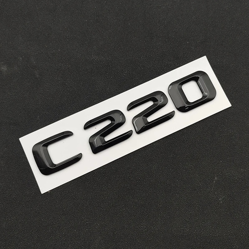 Letras 3d Para El Logotipo Del Maletero Mercedes-benz C200 W Foto 5