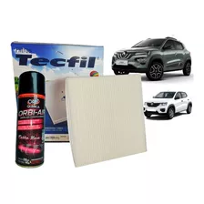 Kit Filtro Ar +spray Cabine Kwid Outsider 1.0 12v Flex 2020