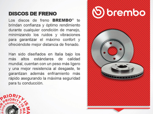 Disco Freno 284.0 Mm Tras Izq/der Brembo Azera 10 A 17 Foto 5