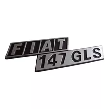 Emblema Fiat 147 Gls , Item Novo Reposiçao Epoca Raro 