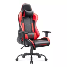 Vitesse Ergonomic Red Gaming Gamer Silla Para Adultos, Silla