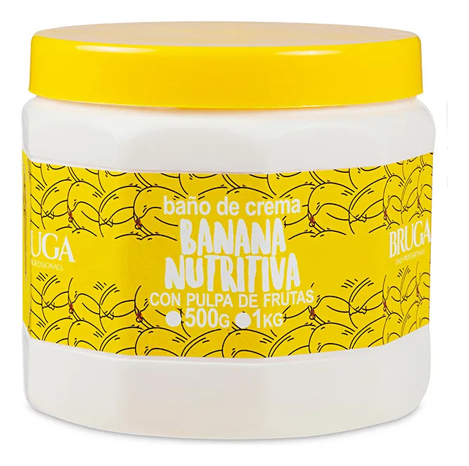 Baño De Crema Nutritivo De Banana