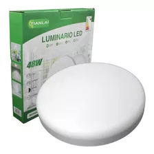 Lampara Sobreponer Led 48w Super Potente Aspirina S44w48 Color Blanco