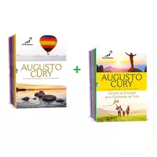 Kit 2 Box Com 8 Livros | Gestão Das Emoções Para Qualidade De Vida | Augusto Cury