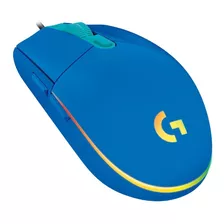 Mouse Gamer Logitech G203 8000 Dpi Gaming Rgb Gtia Oficial