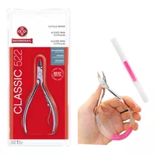 1 Alicate Cutícula Mundial 522 + 1 Mola Silicone Manicure