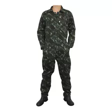 Macacão Exército Camuflado Manga Longa Militar