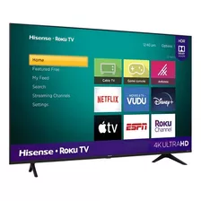 Pantalla Smart Tv Roku Hisense 58 Hd Led 4k Inteligente App