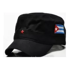 Gorra Visera Corta Negra Bandera Cuba Che Kepi Maradona