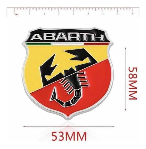 Emblema Abarth Fiat Foto 3