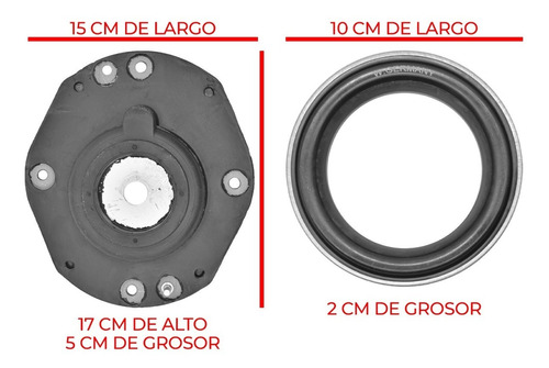 Base Amortiguador Balero Peugeot 306 Partner 2002 2010 Foto 8