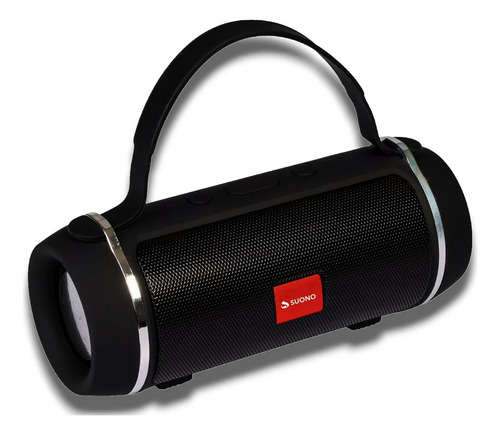 Parlante Portatil Bluetooth Radio Fm Potente Inalambrico Rec Color Negro