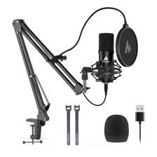 Kit De Microfono Usb Yotto 192khz / 24bit Plug & Play -673w