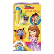 Livro Colorir Com Água Aqua Book Disney Vários Personagens