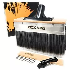 Perdura Deck Boss Aplicador De Piso Con Cepillo Y Mancha Par