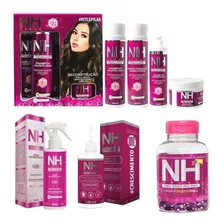 1 Kit Capilar Profissional Belkit Nh New Hair Com 7 Produtos