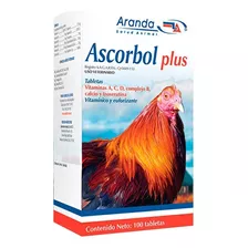 Aranda Ascorbol Plus 100 Tabletas Aves Gallos Alto Registro