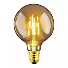 Lampara Filamento Led Globo Golden Eco G80 6w E27 