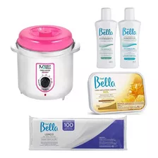 Kit Depilação Cera Termocera 400g Panela Elétrica Mega Bell