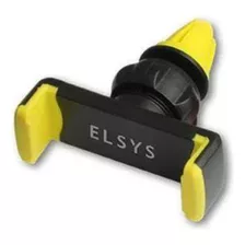 Suporte Celular Veicular Preto E Amarelo Elsys