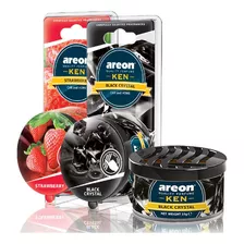 Aromatizante Automotivo Areon Ken O Melhor Aroma Cor Black Crystal Fragancia Black Crystal