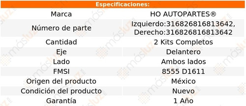 2) Kits De Clipers De Frenos Del Ford Taurus 09/19 Ho Foto 2