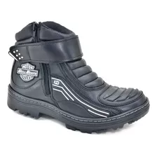 Bota Couro Motoqueiro Adventure Motociclista Trilhas Motogp