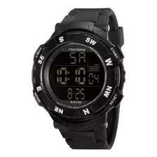 Relógio Digital Mondaine 85008g0mvnp2 Preto 85008 Silicone