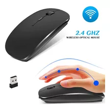 Mouse Sem Fio 1200dpi 2.4ghz Alcance 10mts Usb A Pilhas Cor Preto