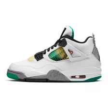 Zapatillas Jordan 4 Retro Lucid Green Rasta Aq9129_100   