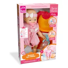 Boneca New Mini Bebê Mania Baba 5342 Roma