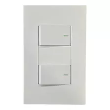 Interruptor Parede Duplo Caixa 4x2 Elegante Estilo Moderno