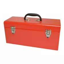 Caja De Herramientas Metálica Largo 43cm Lh-937 Color Rojo