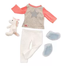 Our Generation-unicorn Wishes- Traje De Pj Y Stuffie- Traje