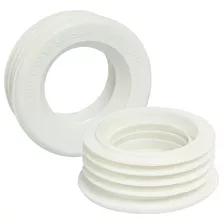 Spude Para Vaso Sanitário 38mm Dn40 2073 Alumasa Acabamento Brilhante Cor Branco