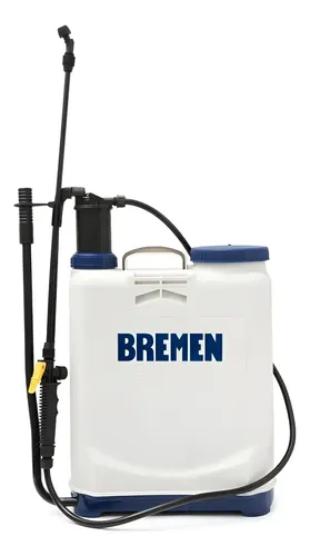 Pulverizador Manual Mochila 20 Lts Bremen 8329 Blanco