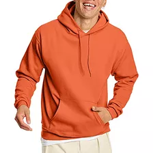 Sudadera Con Capucha Hanes Ecosmart Para Hombre, Naranja, Ta