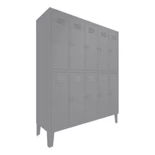 Lockers 5 Cuerpos 10 Puertas