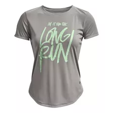 Camiseta Under Armour Long Run Graphic Feminina