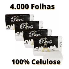 4 Pct Papel Interfolha Branco Para Banheiro Cozinha 4000 Fls