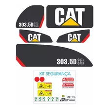 Kit Adesivos Completo Caterpillar 303.5d Máquinas Pesadas