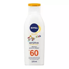 Nivea Kids Fps60 Protetor Solar Infantil Sensitive 125ml