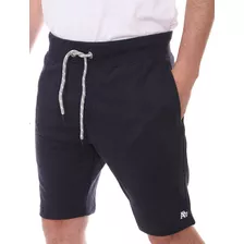 Bermuda Aeropostale Masculina Moletom A87 Azul Marinho