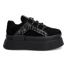 Tenis Gotta Plataforma Negro 13410