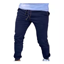 Calça Jogger Jeans Ideal Trabalho Reforçada Elastano 