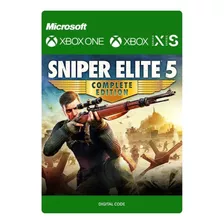 Sniper Elite 5 Complete Edition Codigo Digital Para Xbox One