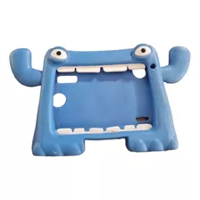 Funda Tablet 7 PuLG. Niños Antigolpes Monster Color Azul 